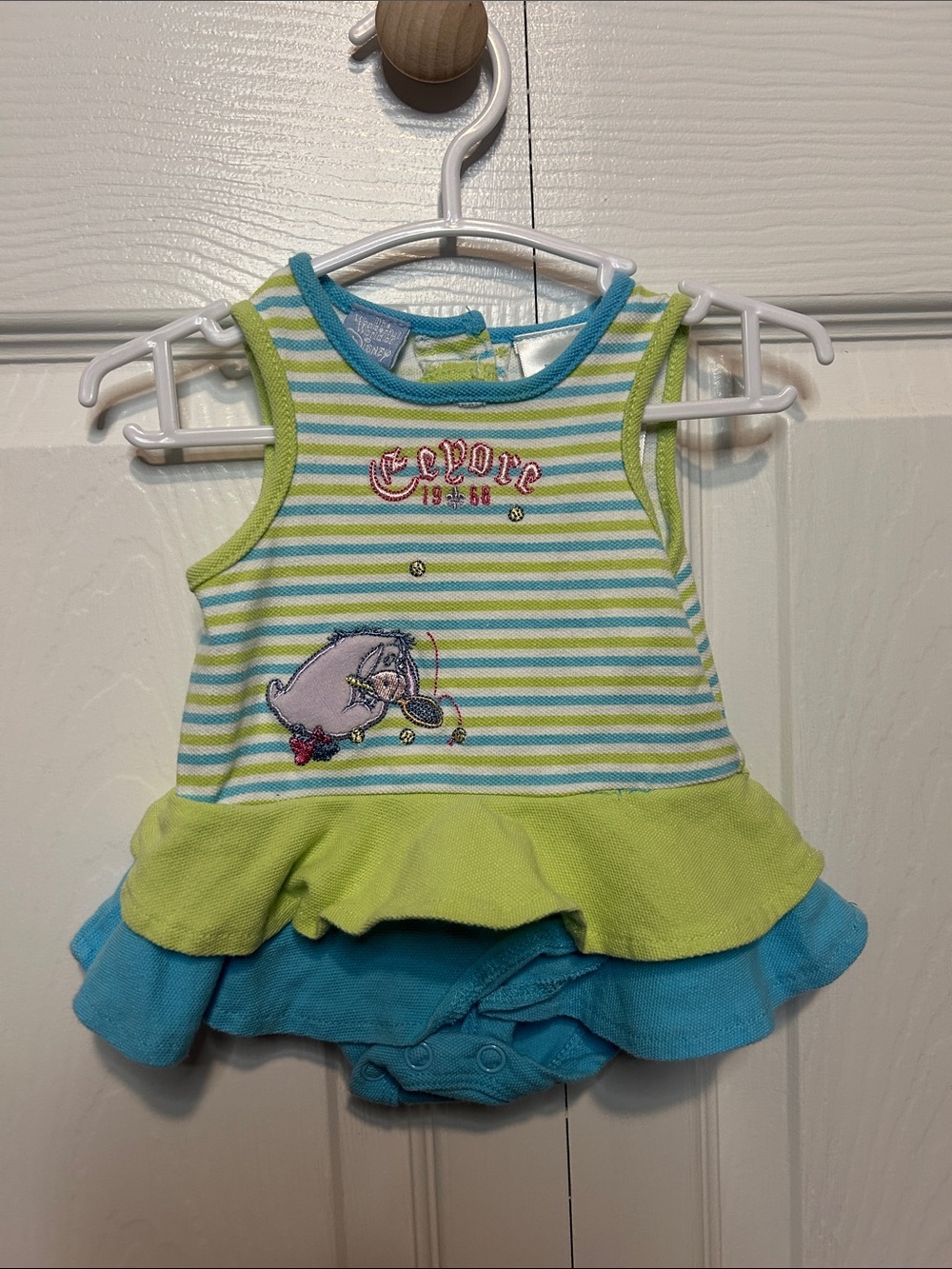 Preemie Disney Eeyore dress romper (Vintage)